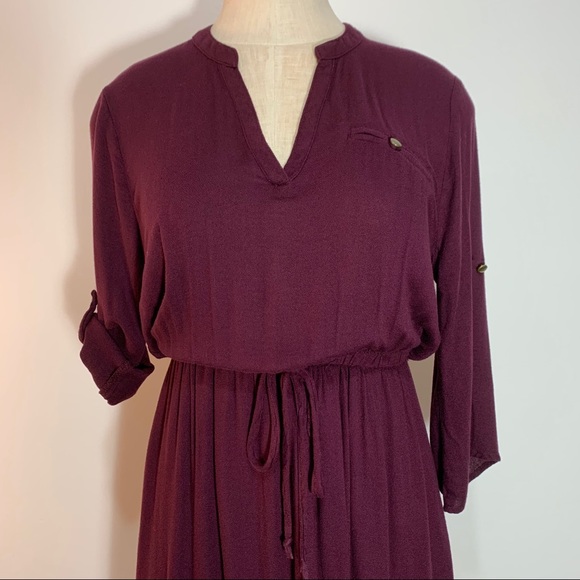 BeBop Dress with Roll Tab Sleeves - Picture 2 of 10